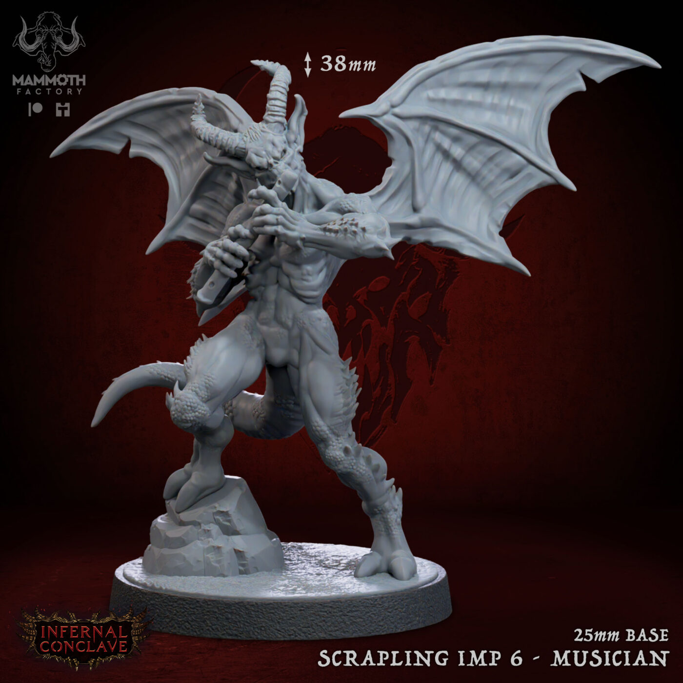 Scrapling Imp Musician Miniature