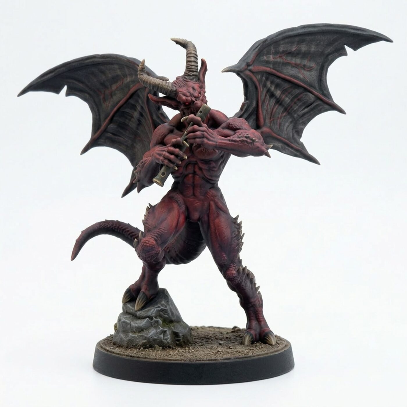 Scrapling Imp Musician - Painted 3D Printed Miniature