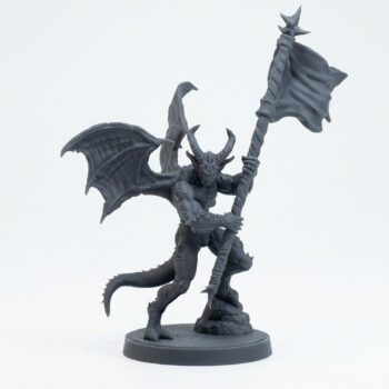 Scrapling Imp 7 Bannerman - Gray Resin 3D Printed Miniature