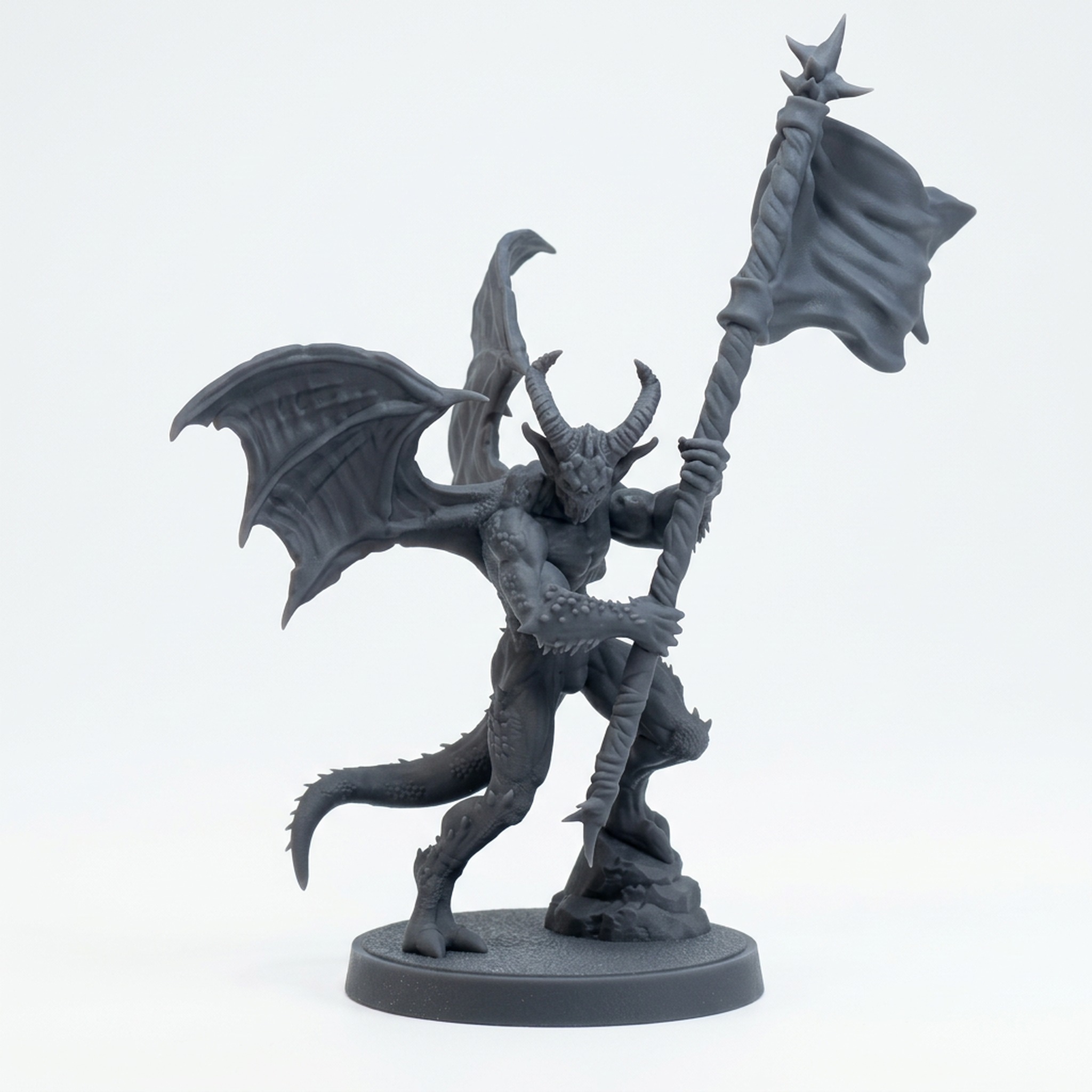 Scrapling Imp 7 Bannerman - Gray Resin 3D Printed Miniature
