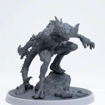 Shadow Gorger A - Gray Resin 3D Printed Miniature