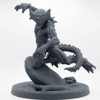 Shadow Gorger C - Gray Resin 3D Printed Miniature