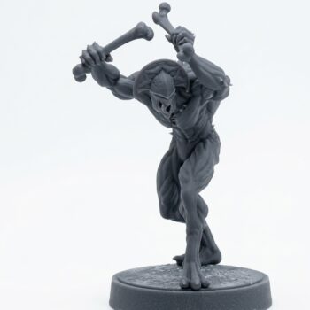 Shadow Lurker 6 Musician - Gray Resin 3D Printed Miniature