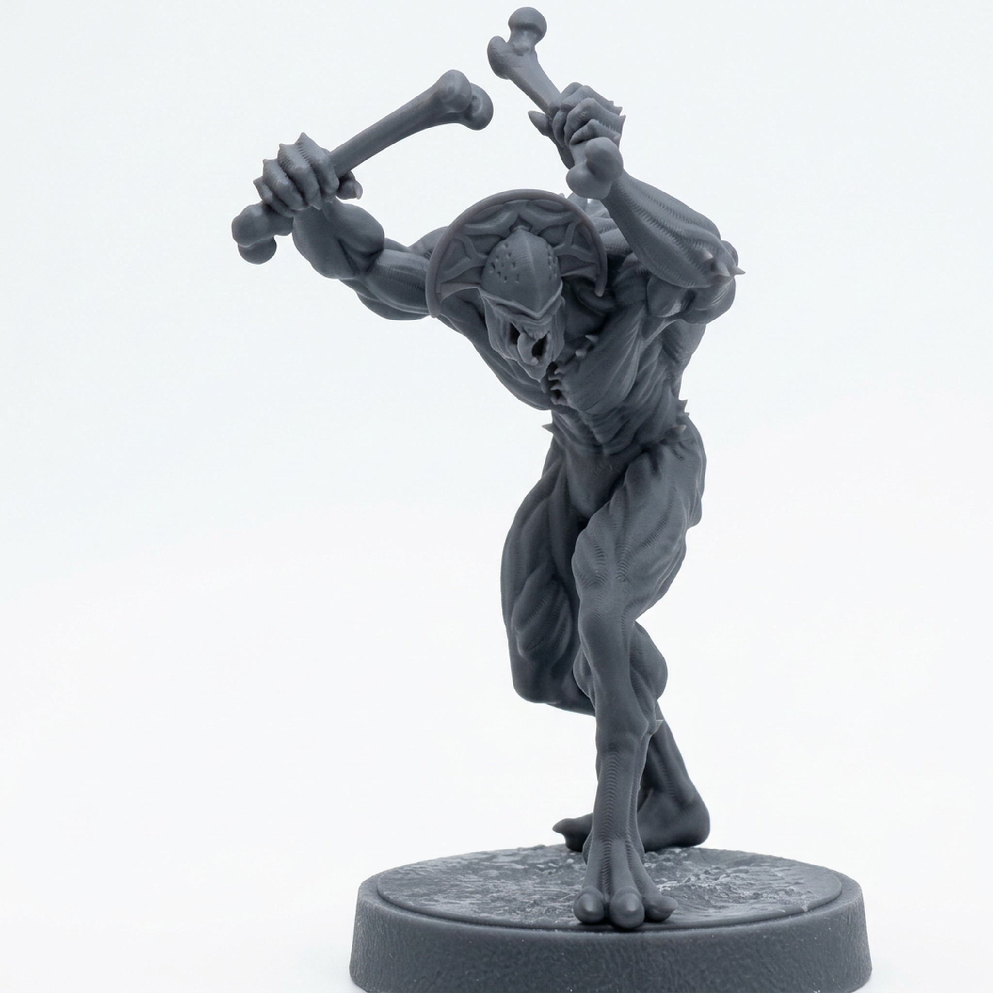 Shadow Lurker 6 Musician - Gray Resin 3D Printed Miniature