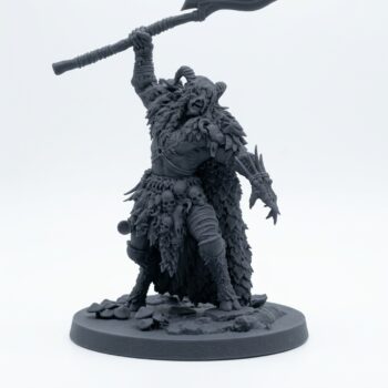 Shadowglen Guardian B - Gray Resin 3D Printed Miniature