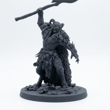 Shadowglen Guardian B - Gray Resin 3D Printed Miniature