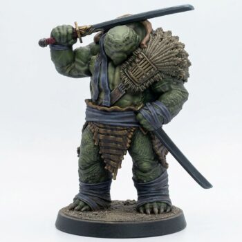 Shell Shinobi A - Painted 3D Printed Miniature