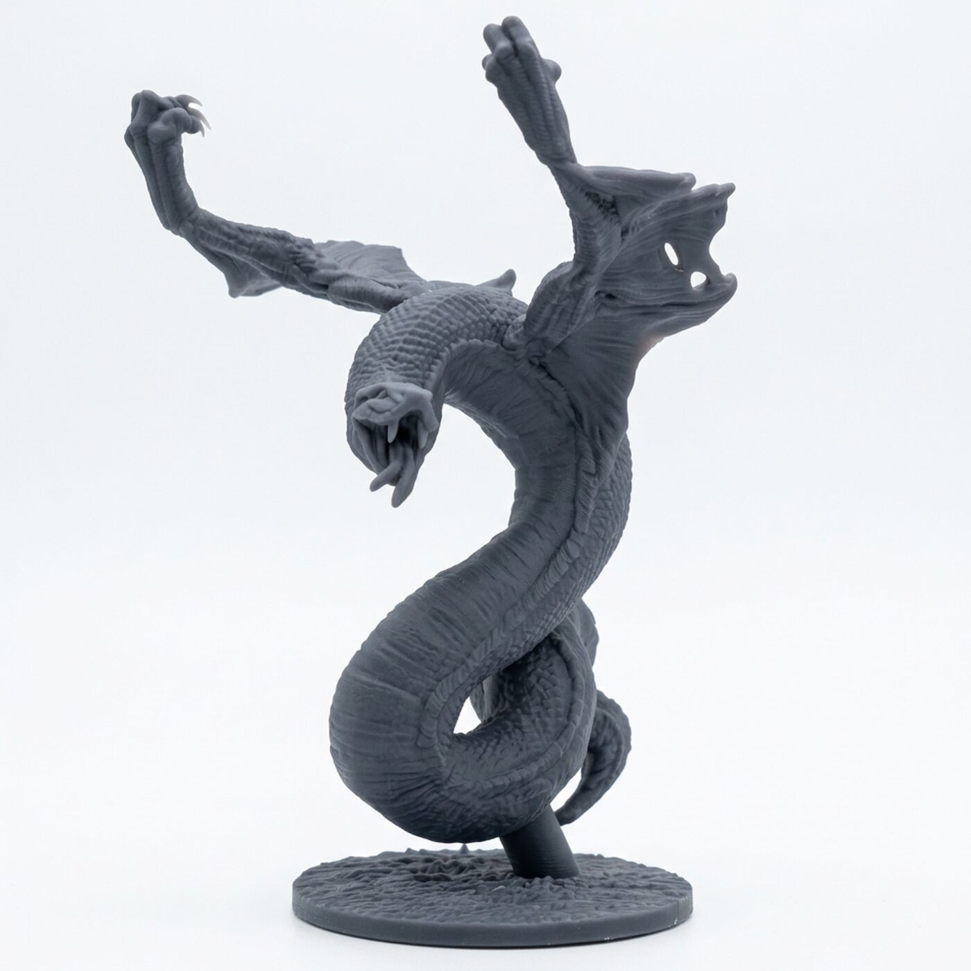 Shriik B - Gray Resin 3D Printed Miniature