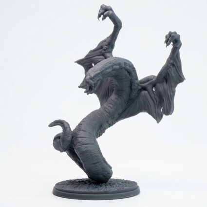Shriik E - Gray Resin 3D Printed Miniature