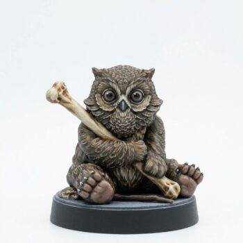 Silverback Owlbear Cub - Wild Hunt Collection - Mammoth Factory - Painted 3D Printed Miniature