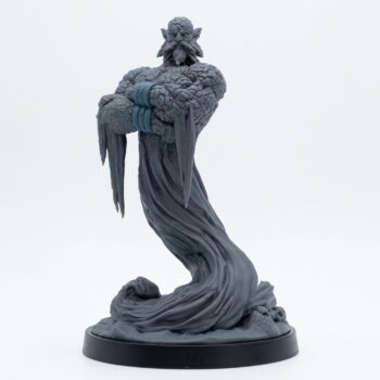 Spell Bound Genie Sand - Gray Resin 3D Printed Miniature