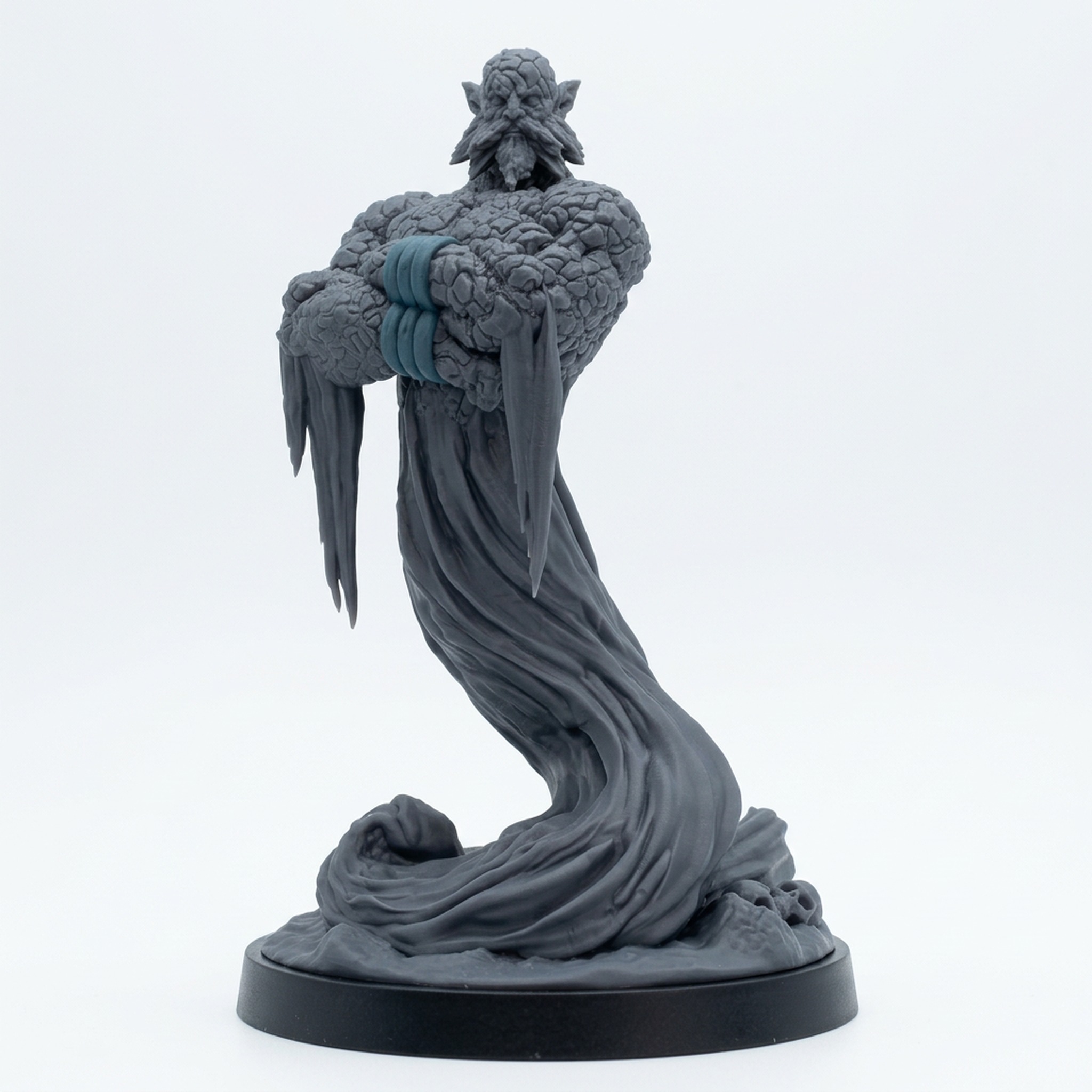 Spell Bound Genie Sand - Gray Resin 3D Printed Miniature