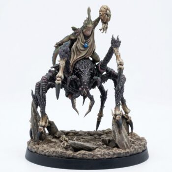 Spider Rider Shaman - Saurian Isles - Mammoth Factory - Painted 3D Printed Miniature