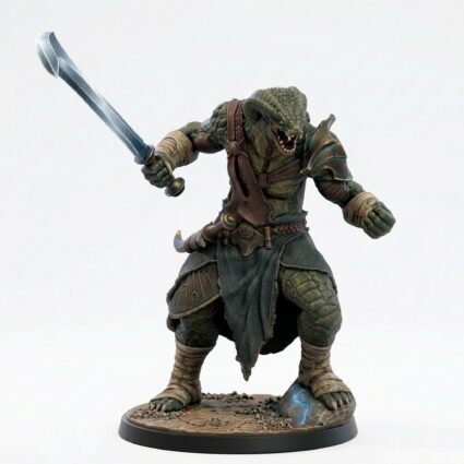 Ssrall Halfblood F - Painted 3D Printed Miniature