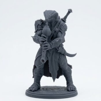 Ssrall Halfblood G - Gray Resin 3D Printed Miniature