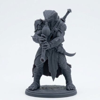 Ssrall Halfblood G - Gray Resin 3D Printed Miniature