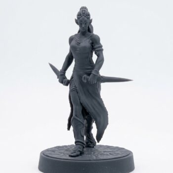 Ssrall Hybrid A - Gray Resin 3D Printed Miniature