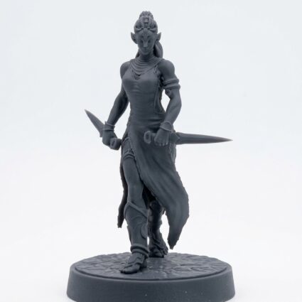 Ssrall Hybrid A - Gray Resin 3D Printed Miniature