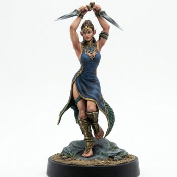 Ssrall Hybrid B - Painted 3D Printed Miniature