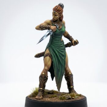 Ssrall Hybrid D - Painted 3D Printed Miniature