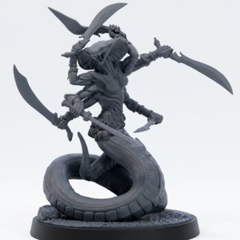 Ssrall Prelate - Gray Resin 3D Printed Miniature