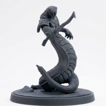 Ssrall Trueblood A - Gray Resin 3D Printed Miniature