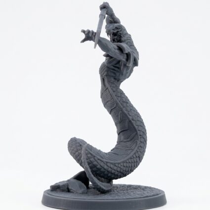 Ssrall Trueblood C - Gray Resin 3D Printed Miniature