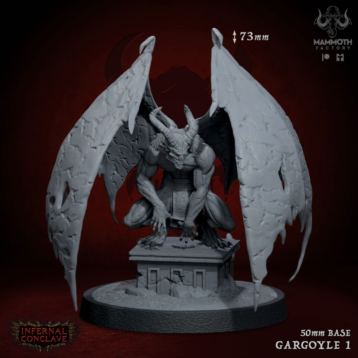 Stonecursed Gargoyle A Miniature