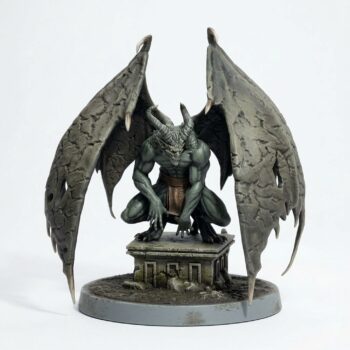 Stonecursed Gargoyle A - Painted 3D Printed Miniature