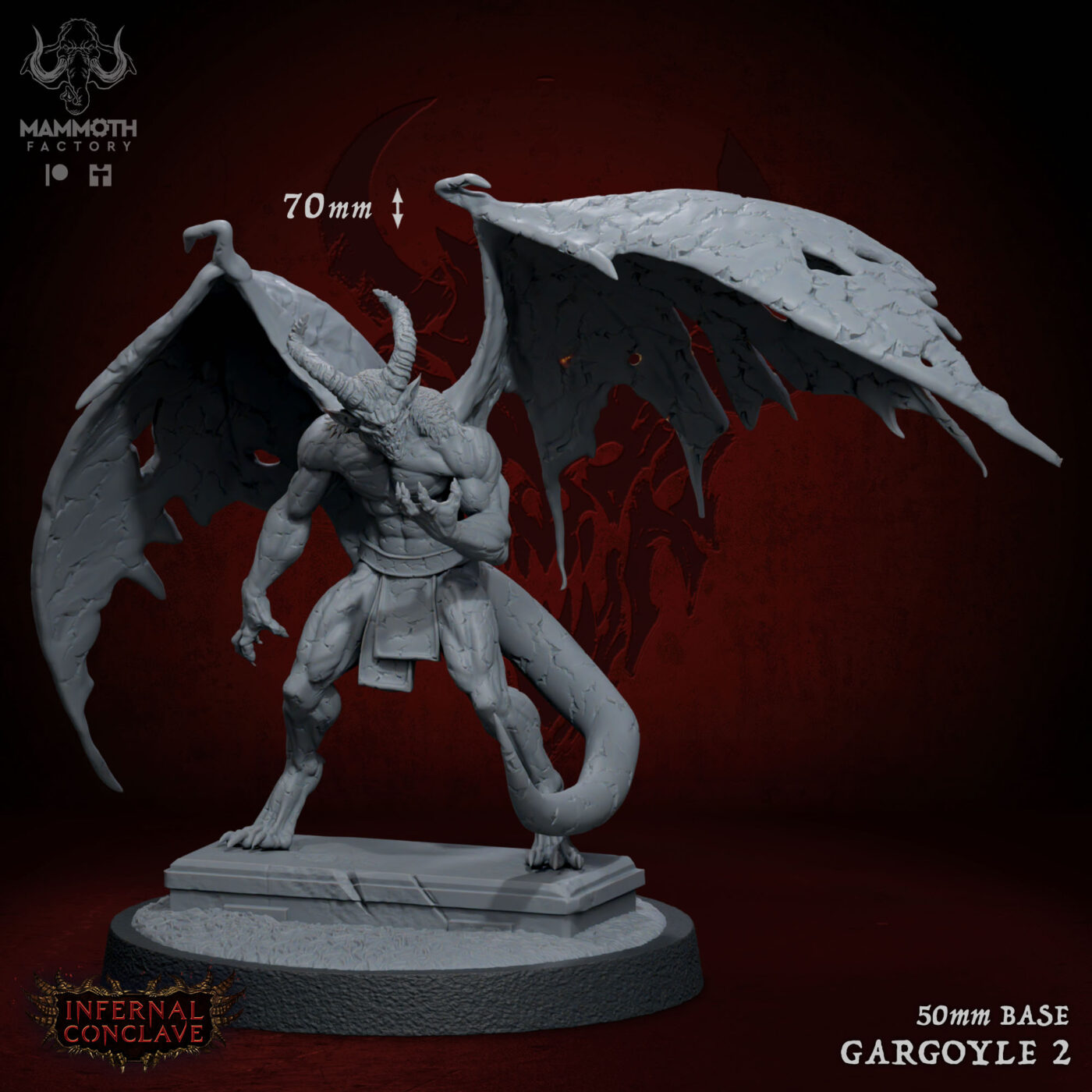 Stonecursed Gargoyle B Miniature