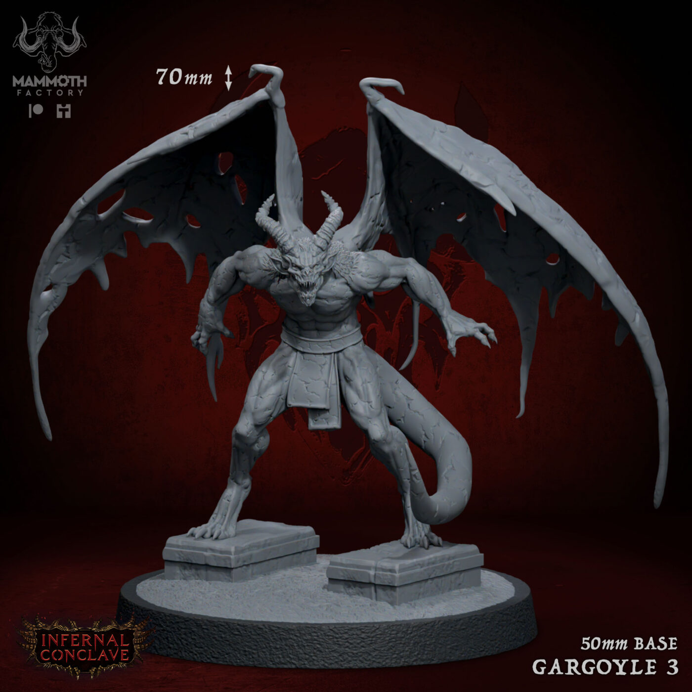 Stonecursed Gargoyle C Miniature