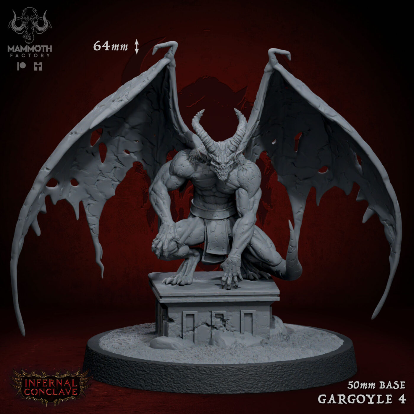 Stonecursed Gargoyle D Miniature