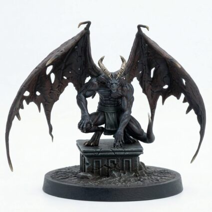 Stonecursed Gargoyle D - Painted 3D Printed Miniature