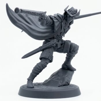 Stragovian Nightwarden E - Gray Resin 3D Printed Miniature