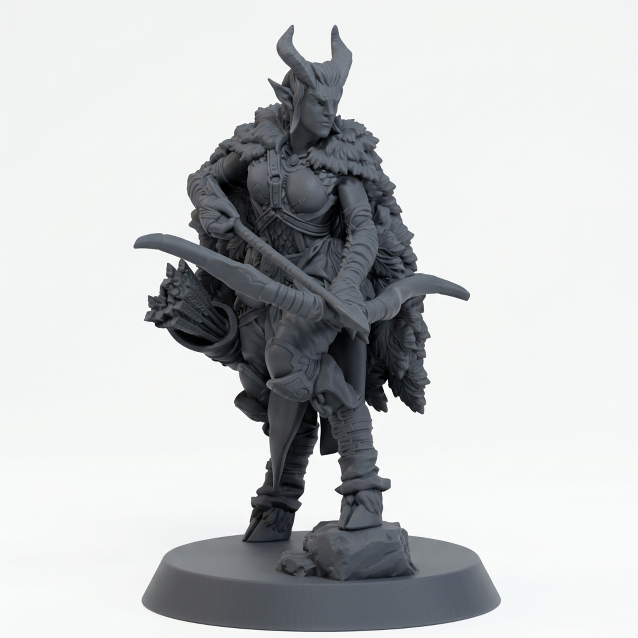 Sylvoth Tracker A - Gray Resin 3D Printed Miniature