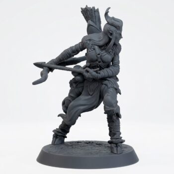 Sylvoth Tracker D - Gray Resin 3D Printed Miniature