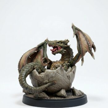 Tarralith Hatchling - Painted 3D Printed Miniature