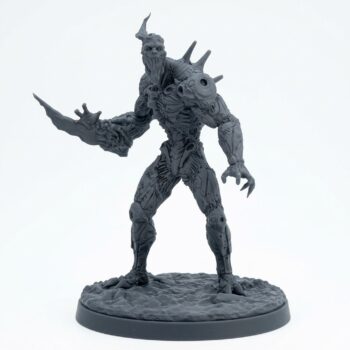 Templar of Ruin A - Gray Resin 3D Printed Miniature