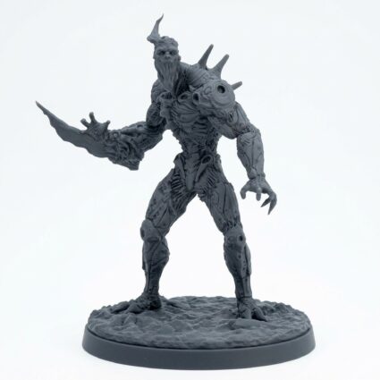 Templar of Ruin A - Gray Resin 3D Printed Miniature