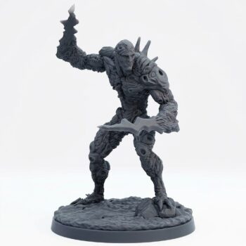 Templar of Ruin C - Gray Resin 3D Printed Miniature