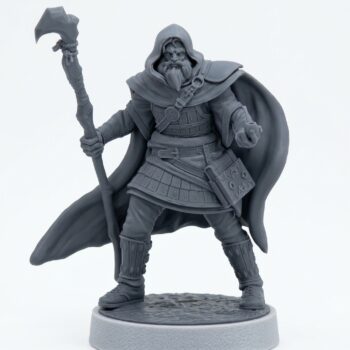 Teobor Ranylls - Gray Resin 3D Printed Miniature