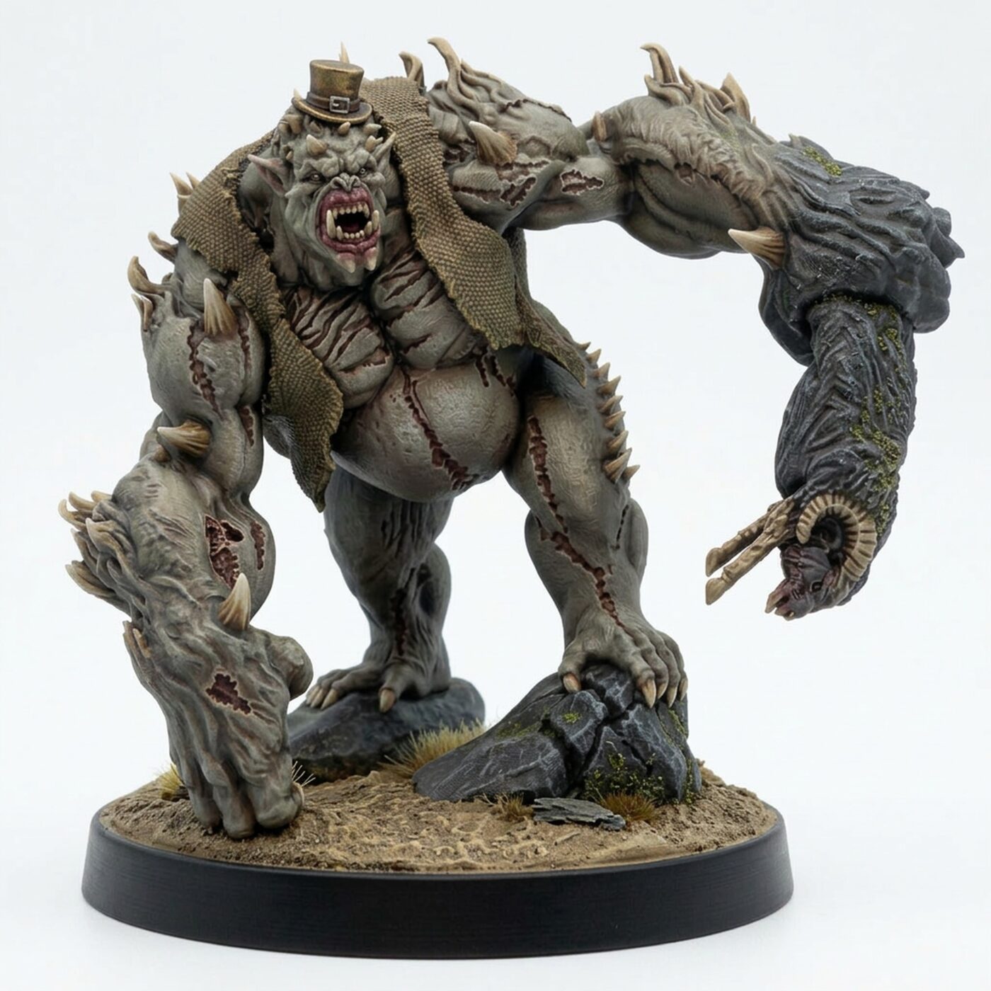 The Fez Beast - Painted 3D Printed Miniature