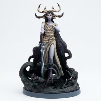 The Lady of the Loch by Mammoth Factory - Wild Hunt Collection - Painted 3D Printed Miniature