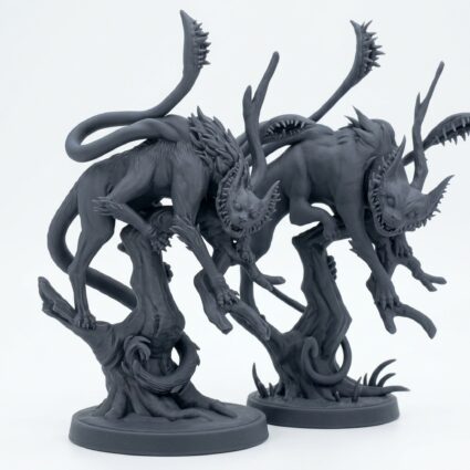 The Leercat V B - Gray Resin 3D Printed Miniature