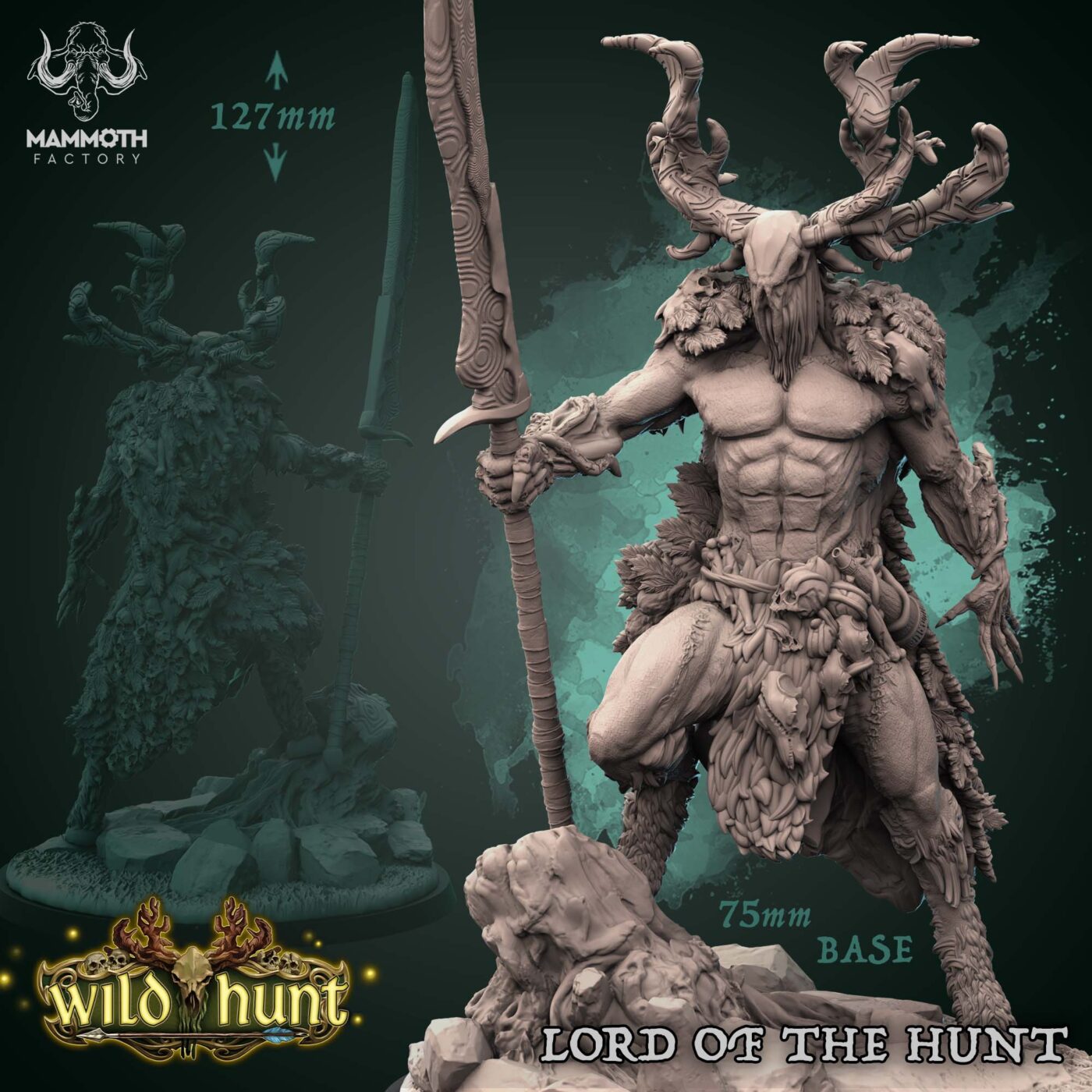 The Lord of the Hunt - Wild Hunt Collection - Mammoth Factory Miniature