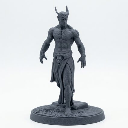 The Solarian - Gray Resin 3D Printed Miniature