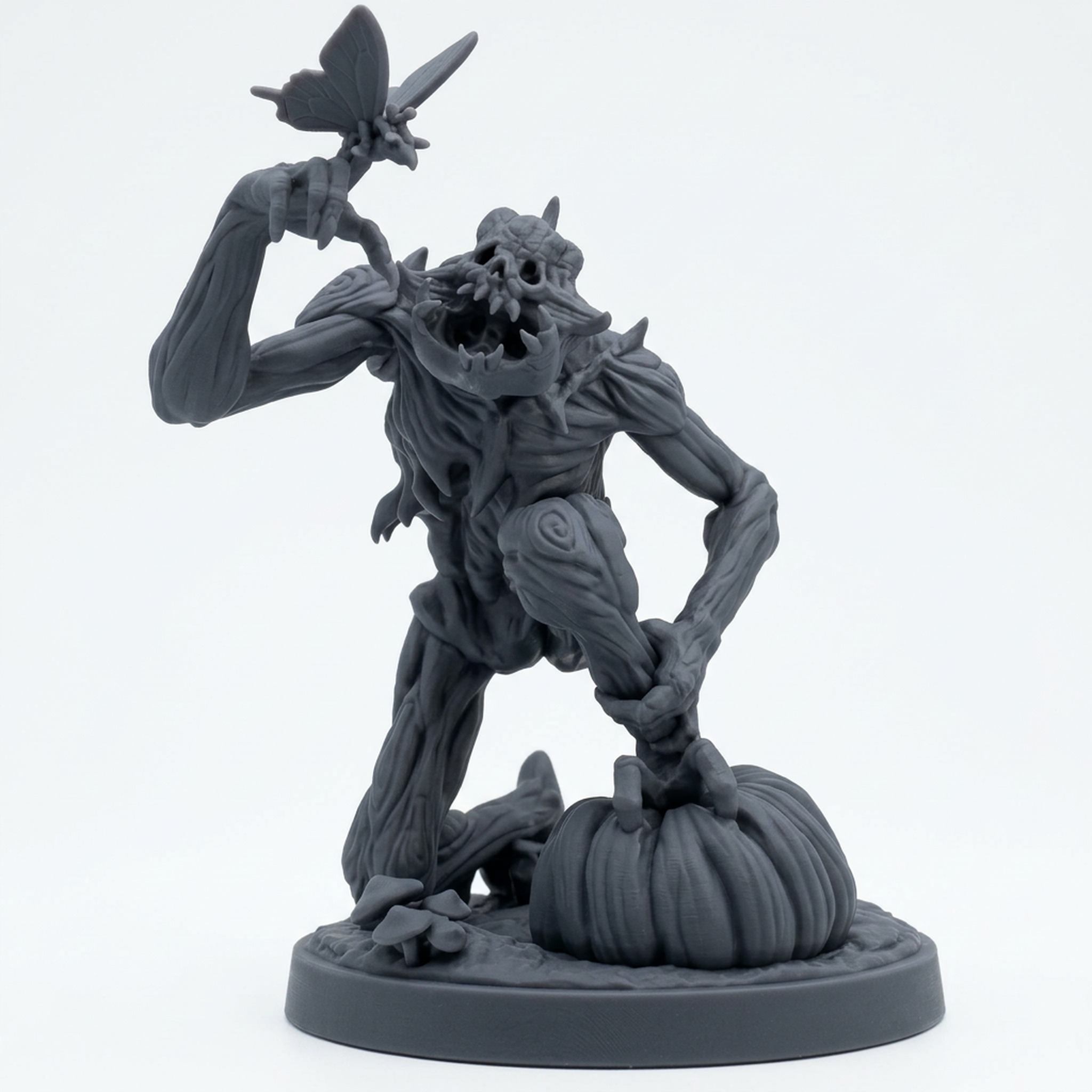 Thornwalker - Gray Resin 3D Printed Miniature