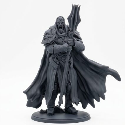 Tomb Warden A - Gray Resin 3D Printed Miniature