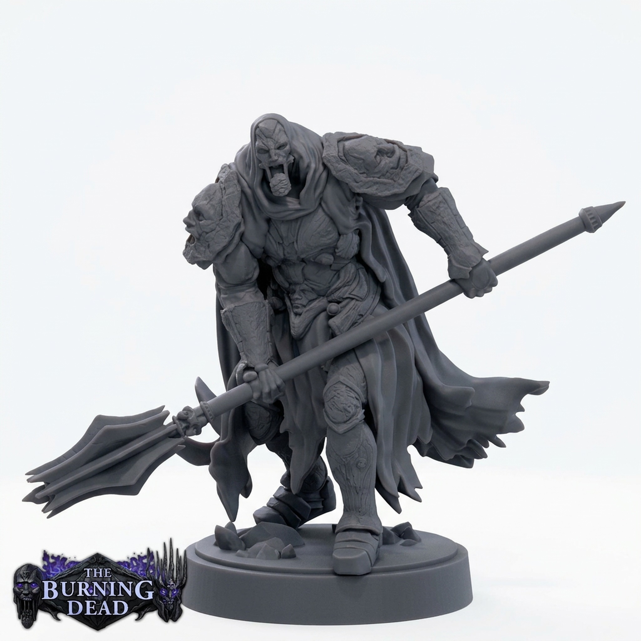 Tomb Warden B - Gray Resin 3D Printed Miniature