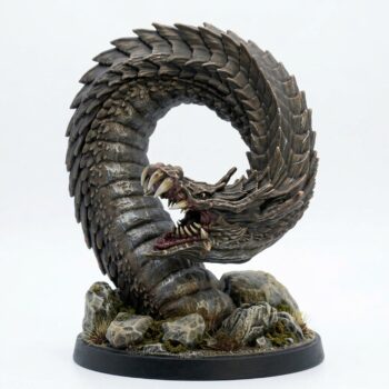 Tremorscale Wurm A - Painted 3D Printed Miniature